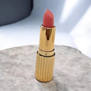 Lipstick Coral Pink - creamy satin or semi-matte finish